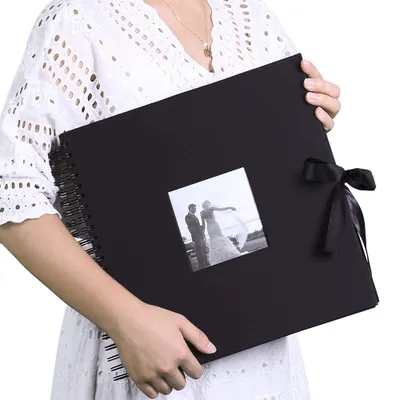 Produktbild von Fotoalbum, Fotoalbum zum Selbstgestalten, Scrapbook Fotoalbum Fotobuch zum Selbstgestalten Album DIY Geschenk für Geburtstag, Valentinstag, Jahrestag, Muttertag,Hochzeit, Weihnachten