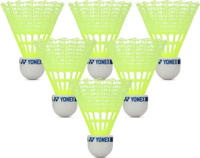 Image de Yonex - Mavis 10 - Pack de 6 volants - Nylon RD824 (taille unique) (Jaune)
