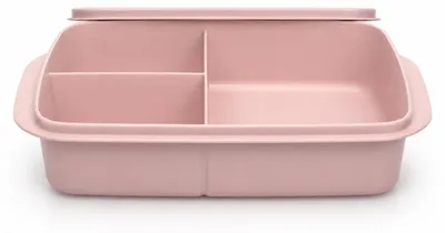 Produktbild von TUPPERWARE To Go Lunchbox 1 L rosa mit Trennwand Clevere Pause Schule