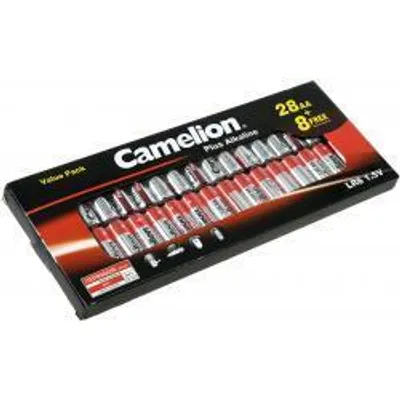 Zdjęcie produktu dla Bateria Camelion LR6 MN1500 AA (28+8 GRATIS) oryginalna