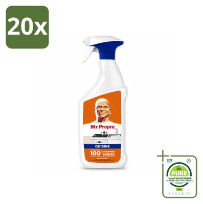 Produktbild von 20 x Mr. Proper Küchenentfetter Spray - Mandarijn Boost - 750 ml - Großpackung - 20 Stücke