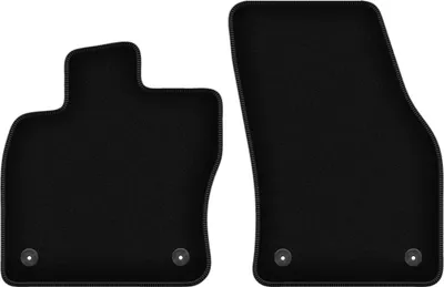 Immagine prodotto di Wielganizator Tappetini anteriori in velluto per Audi Q2 (2016-, crossover) neri, set 2 pz, con fissaggi