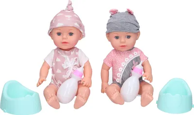 Immagine prodotto di Bambino con vasino e biberon 35 cm