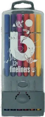 Obrázek produktu pro Bruynzeel Fineliner 12 Fixy 12 ks