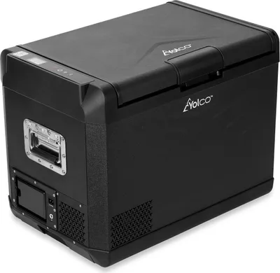 Produktbild von YOLCO GCX47 Black Kompressor Kühlbox 47L – Auto & Camping Kühlschrank mit App-Steuerung, 12/24V & 230V
