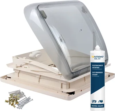 Produktbild von Dometic Mini Heki 40 x 40 Dachstärke 43 - 60 mm Zwangsbelüftung + Dichtmittel