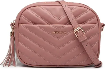 Immagine prodotto di Borsa a tracolla da donna Miss Lulu in Finto cuoio con tracolla regolabile, borsa a tracolla crossbody