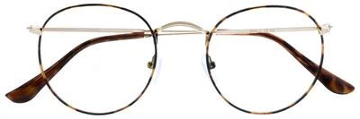 Produktbild von Lesebrille +2,50 Dioptrien, braune Schildpattfarbe, Retro-Stil, für Bildschirmarbeit