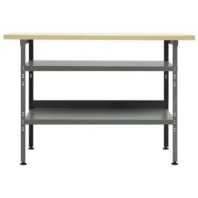 Produktbild von "SALE 2026" Werkbank Grau 120×60×85 cm Stahl - Werkbänke DE8007672