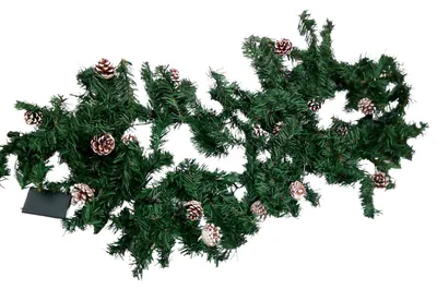 Immagine prodotto di LED ghirlanda di abete 180cm decorazione natalizia ghirlanda di pigne baubles, Design:Kienapfel
