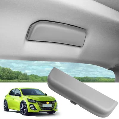 Produktbild von Brillenetui für Peugeot 208 2008 308 3008 5008 ABS Grau XL