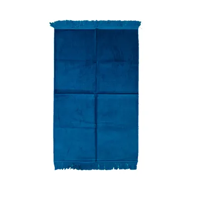 Obrázek produktu pro Modlitební koberec pro muslimy bez motivu, 110 x 65 cm, 400 g – královská modrá