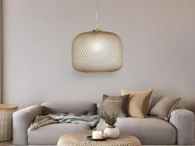 Produktbild von Pendelleuchte ASHFORD Bernstein Ø40cm
