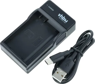 Produktbild von vhbw USB Ladegerät kompatibel mit Nikon D800, D8000, D7000, D7200, D750, D780, D500, D7500, D80 Kamera Camcorder/Akku - Ladeschale, Ladeanzeige, 8,4 V