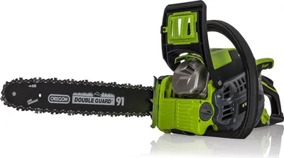 Image de Tronçonneuse thermique 37cm3 Lame 40 cm Guide OREGON Moteur 2T Carburateur Walbro VITO