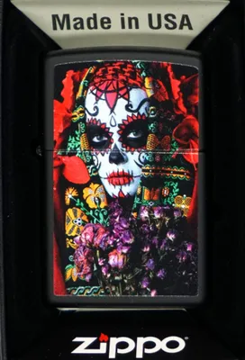 Obrázek produktu pro Zapalovač ZIPPO SUGAR SKULL WOMAN DESIGN 60006561
