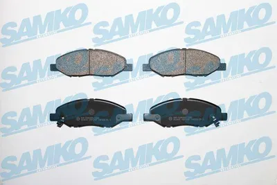 Produktbild von SAMKO Bremsbeläge Satz Vorne Bremsklötze für NISSAN MICRA III (K12) 5SP1497