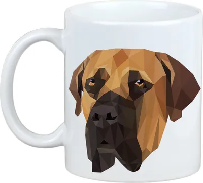Productafbeelding van Boerboel geometrische beker Art-Dog