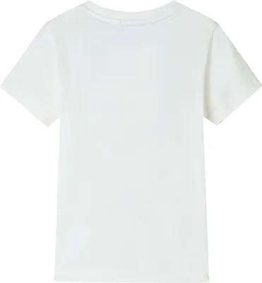 Image de vidaXL T-shirt pour enfants Ecru 128