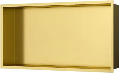 Produktbild von SAT Aurum Duschnische Edelstahl 304 Montage ohne Bohren 30x60 cm, Gold gebürstet