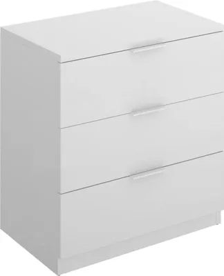 Image de Arnad - Chevet, 50x34x58h cm Blanc, une Étagère