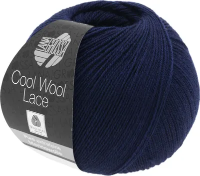 Produktbild von Lana Grossa - Cool Wool Lace 0023 nachtblau