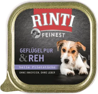 Produktbild von Rinti 150gx11 Feinest Geflügel Pur & Reh