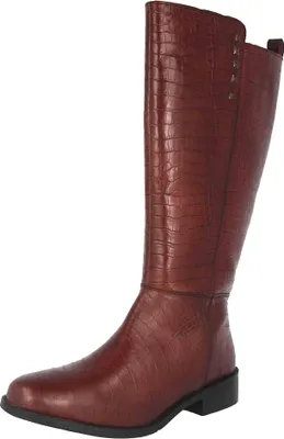 Produktbild von MayBe Weitschaftstiefel in Übergrößen Bordeaux 67666 Bordo große Damenschuhe