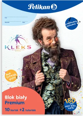 Obrázek produktu pro Kreativblock A4 10k+2 Tutorials KLEKS dicke Blätter Pelikan