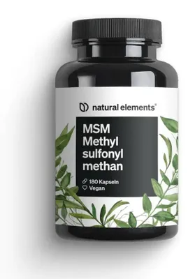 Produktbild von MSM Kapseln - 180 Kapseln_für 3 Monate