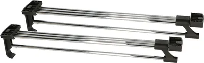 Image de KOTARBAU® Lot de 2 barres de penderie extensibles 400 mm pour armoire vestiaire Robust