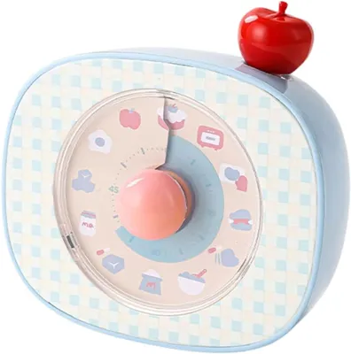 Produktbild von Visueller Timer für Kinder, 60-Minuten Countdown für Klassenzimmer Büro Küche, Schreibtisch Kinder Zeitmana gement Tools mit leisem Betrieb, Pomodoro Timer (Blau)