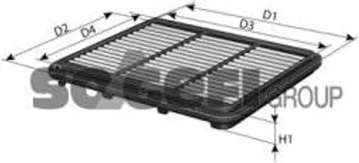 Produktbild von Coopersfiaam Filters Luftfilter PA7676
