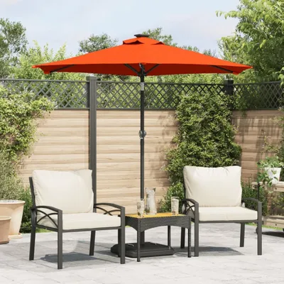 Produktbild von Maison Exclusive - Sonnenschirm mit Stahlmast Terracotta 225x225x212 cm