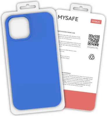 Image de MySafe Étui Silicone Bleu pour iPhone XS Max KP26701
