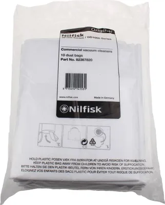 Produktbild von NILFISK - Staubsaugerbeutel 10L -10 PCS - VP300 - Business - 82367820