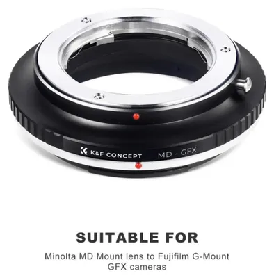 Produktbild von Objektivadapter - MD auf GFX - G Mount - Manuelle Fokussierung - Adapterring M17211