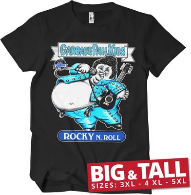 Produktbild von Rocky N. Roll Big & Tall T-Shirt - 5XL - Black