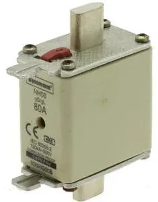 Produktbild von Eaton NH-Sicherung NH00, 80A, 500V AC, gL/gG, 120kA, mit Doppelkennmelder, 1 Stk.