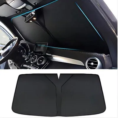 Immagine prodotto di Parasole automatico per Renault Clio V 2019-2024, parasole anteriore ribaltabile con protezione UV e schermatura solare, nero