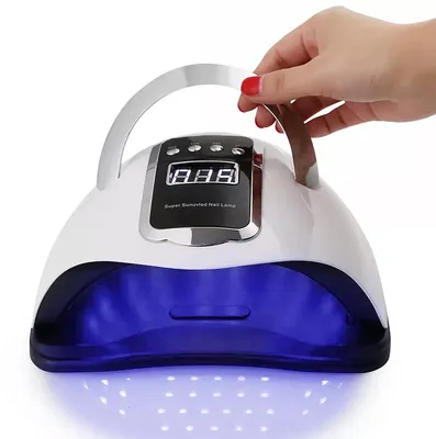 Produktbild von UV LED Nageltrockner mit 66 LEDs, Timer Low Heat Modus Automatischer Sensor und LCD Display für Gel Nägel