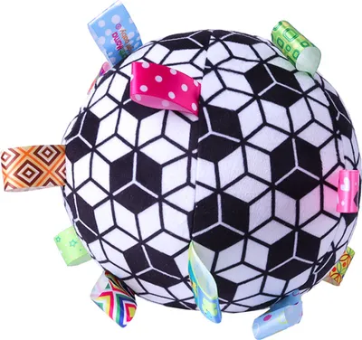 Produktbild von Plüschspielzeugball für Hunde mit Sound, interaktives Hundespielzeug, Plüschrasselball, Spielzeugball für Welpen, niedlich, lindert Langeweile, schüttelnder Stoffball