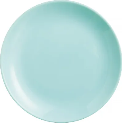 Produktbild von Diwali Dessertplatte türkis 19 cm Glas