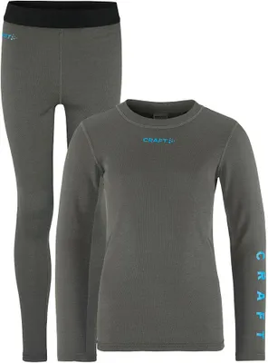 Zdjęcie produktu dla Craft Core Warm Baselayer Set Jr Granite/Ray Granite/Ray 134