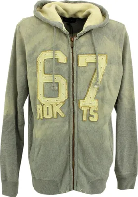 Produktbild von 27964 Solid, Danny,  Herren Sweatjacke Trainigsjacke , Sweaterstrick, grey, L