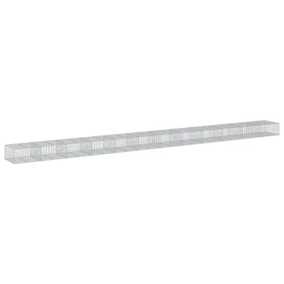 Obrázok produktu pre Gabiónový kôš s krytom 1200x100x50 cm pozinkované železo