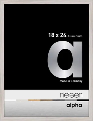 Obrázok produktu pre Hliníkový rám obrazu Nielsen Alpha 18x24 cm dub biely