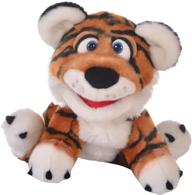 Produktbild von Living Puppets Paco der Tiger Handpuppe