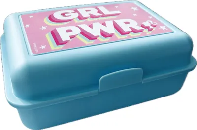 Produktbild von Barbie Brotdose hellblau Lunchbox Brotbox Schule Kindergarten blau