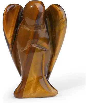 Produktbild von Schutzengel Figur Tigerauge Heilkristall 10g Geschenkbox